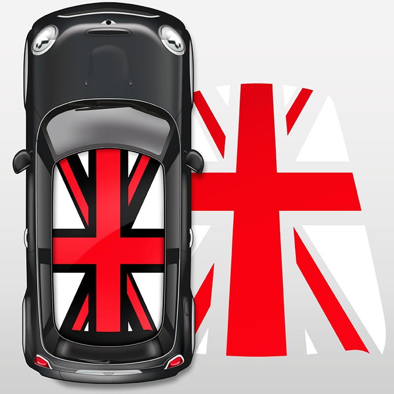 Solido Prestige 1/18 – Mini Cooper Union Jack Rouge – Collection LJ731